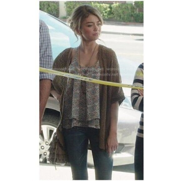 nordstrom Sun & Shadow Top XS Double Layer Halter Printed Modern Family Haley - Picture 1 of 13